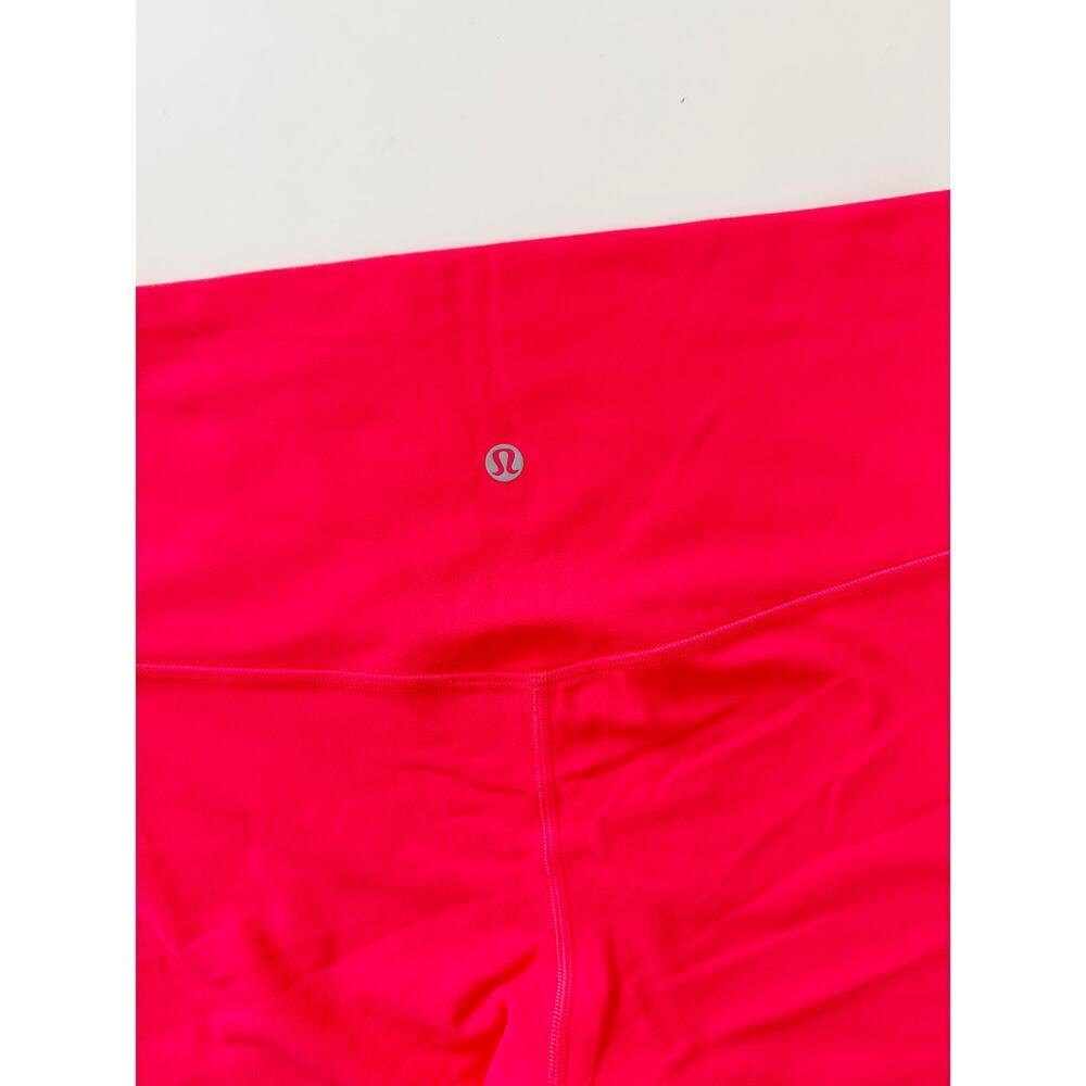 lululemon pink align high rise shorts - size 8, 4" - Picture 4 of 6